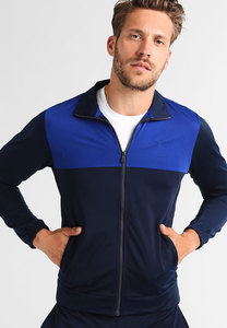 Men's 2 Piece Tracksuit Set Color Block Full Zip <b>Track</b> <b>Jacket</b> and Straight Leg Sweatpants Athletic Running Sweatsuit Navy Royal - Product Image 2