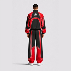 Conjunto Deportivo Urbano Premium para Hombre con Paneles Curvos – Ropa Deportiva de Moda para Correr - Product Image 2