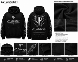 เสื้อฮู้ดดี้ผ้าฝ้ายแท้ 100% หนานุ่ม ทรงปกติ ระบายอากาศได้ดี เหมาะสำหรับฤดูหนาว สำหรับผู้ชาย สตรีทแวร์พรีเมียม ลายกราฟิก รับผลิตแบบ OEM ODM - Product Image 6