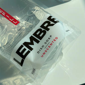 LEMBRE Moisturizing Formula Dish <b>Soap</b> Refill Gentle Kitchen Detergent with Plant Surfactants for Dish Washing - Product Image 3