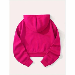 Sweat à capuche confortable pour femme, en molleton doux, facile à porter, pour filles, style streetwear hiver. - Product Image 4