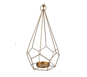 Wholesale Factory Selling Metal & Glass <b>Lantern</b> With <b>Gold</b> Finish Candle <b>Lantern</b> for Outdoor & Home Decoration Handmade - Product Image 1