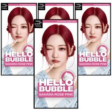 Tinte Semipermanente para el Cabello Mise-en-scene Hello Bubble Sahara Rose Pink, Paquete de 4 con Descuento - Product Image 1