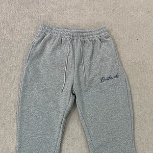 <b>Men</b> Vintage Flare Sweatpants <b>Elastic</b> Waist Baggy Bootcut <b>Trousers</b> Polyester Cotton embroidered logo Spring Wear - Product Image 2