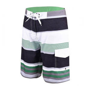 Prix de gros – Short décontracté pour homme 100 % polyester, taille élastique, séchage rapide, style urbain, anti-plis, motif uni - Product Image 5