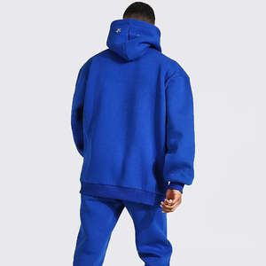 Conjunto de Forro Polar Unisex, Chándal de Algodón Grueso para Invierno, Chándal Deportivo Personalizado con Logotipo, Sudadera con Capucha y Pantalones Deportivos de Primera Calidad con Pedrería - Product Image 3