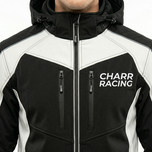 Veste à capuche softshell de course haute performance personnalisée, coupe-vent, imperméable, pour moto et activités de plein air - Product Image 6