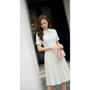 Vestido Midi de Algodón 100% para Mujer, Cintura Natural, Elegante, Casual, de Oficina, OEM, ODM, Personalizable, Ecológico, Marca KAMIKI - Product Image 4