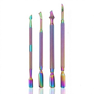 Instrumento Profesional para el Cuidado de Cutículas, Empujador y Limpiador de Precisión en Acero Resistente a la Oxidación para Manicura de Nivel Profesional - Product Image 1