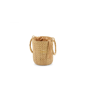 Hot Sale Water Hyacinth Cylinder Bag Handmade Eco Friendly Natural Fashion - Product Image 3