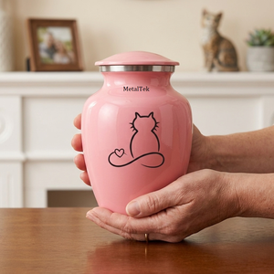 Premium Eco Friendly <b>Pet</b> Urns <b>for</b> Dogs <b>Memorial</b> Ashes Solid Alloy Metal Cremation Urns Customized Design Personalized Urn & Jars - Product Image 6