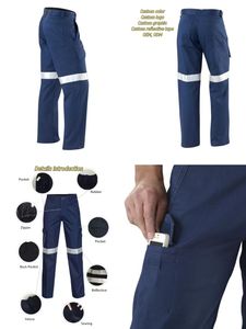 Pantalons de travail durables à haute visibilité 100% coton pour les lieux de travail industriels et de construction en Australie - Product Image 5