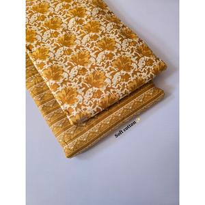 ผ้าฝ้ายแท้พรีเมียม 60x60 ลายพิมพ์ไจปุรี กว้าง 44 นิ้ว ขั้นต่ำสั่งซื้อ 10 เมตร-[5 เมตรด้านบน+5 เมตรด้านล่าง] - Product Image 1