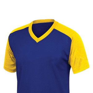Camisetas de béisbol personalizadas azules y amarillas, colección 2026 - Product Image 3