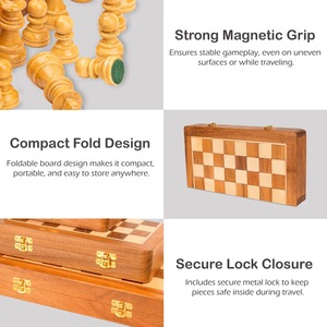 ILAHI's Eco-Friendly Rustic Polished Rectangle <b>Chess</b> <b>Board</b> Game 100% Handmade Pure Wood Animal/Love Style Customized Size <b>Chess</b> - Product Image 6