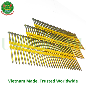 ตะปูเหล็กสำหรับโครงสร้างขนาด 21 องศา 3.0x76 มม. จำนวน 4000 ชิ้น แบบเกลียวพร้อมเคลือบสีเหลือง ผลิตภัณฑ์จากโรงงานชั้นนำของเวียดนาม - Product Image 5