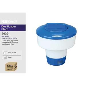 Dosificador de Cloro Ajustable de 202g, Herramienta y Accesorio para Limpieza de Piscinas - Product Image 1