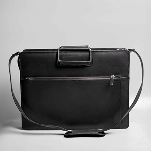 Bolso de cuero moderno, cómodo y duradero para portátil, de secado rápido, con múltiples bolsillos, estilo a prueba de viento, para unisex. - Product Image 3