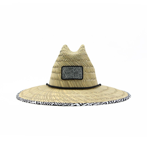 Wholesale Custom Woven Straw <b>Floppy</b> Sun <b>Hat</b> Foldable Travel Beach Unisex Ribbon Rope Manufacturer OEM ODM Bulk Wholesale - Product Image 2