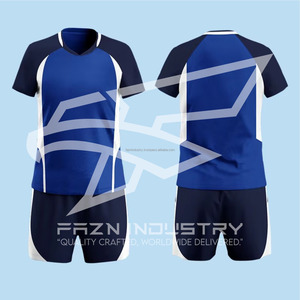 Uniforme d'équipe de volley-ball unisexe Impression par sublimation personnalisée Ensemble maillot et short de sport OEM - Product Image 3