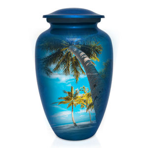 Urna de cremación conmemorativa para cenizas humanas Funeral Adulto con diseño de pájaro Cardenal Urna de cremación 200 Cubic - Product Image 5