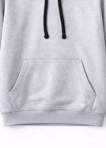 เสื้อฮู้ดดี้พรีเมียมทรงโอเวอร์ไซส์สำหรับผู้ชายและผู้หญิง  รับสกรีนโลโก้ ผ้าฝ้ายฟลีซ ผลิตโดยผู้ผลิตเสื้อผ้าสตรีทแวร์ - Product Image 2