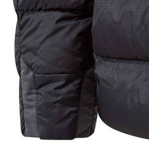 Chaqueta acolchada fina para hombre, abrigo de burbujas brillante de talla grande con capucha y logotipo personalizado, venta al por mayor de alta calidad para la temporada de invierno - Product Image 4