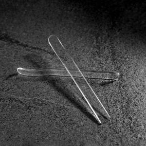 (ตัวอย่าง) ภาชนะ TYH ได้รับการรับรองมาตรฐาน ISO9001  ไม้พายอะคริลิกใสสำหรับครีม (SPA-68) สำหรับกระปุกครีม - Product Image 1