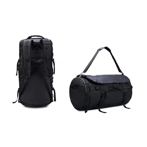 Casual Duffle Gym <b>Bag</b> 45L Unisex <b>Large</b> with Shoe Compartment Polyester Water-Resistant Fabric <b>Drawstring</b> Zipper Adjustable Strap - Product Image 2