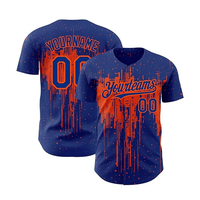 Maillot de baseball authentique à manches courtes, motif 3D noir et or Vegas, design artistique effet éclaboussures, le plus vendu pour tenues d'équipe personnalisées