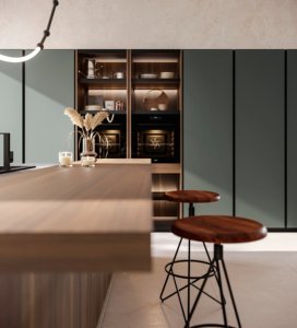 Juego de Muebles de Cocina JY Project, Diseño Moderno Europeo Personalizado, MDF sin Marco, Listo para Armar, Madera de Lujo E1/E0, Saludable - Product Image 3