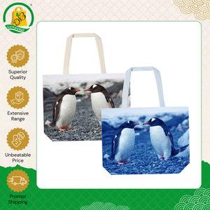 Indian Manufacturer Selling Top Quality <b>Canvas</b> Grocery Tote Bag Reusable Foldable Shopping Tote Bag Digital Printing Bag - Product Image 4
