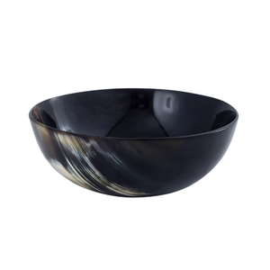 Bols à riz en corne de bœuf écologiques faits à la main, bols de service uniques en forme d'animaux, style suédois, polis, pour un usage domestique - Product Image 1
