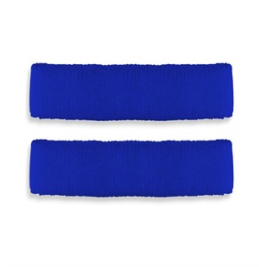 Bandeau de sport tricoté rose antidérapant de 4,5 cm de large pour biceps, ajustement universel, couleur unie, pour l'exercice et le fitness - Product Image 2
