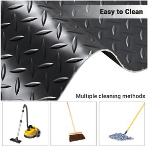 Tappetino per Pavimento del Garage in Plastica Nera Commerciale - Product Image 6