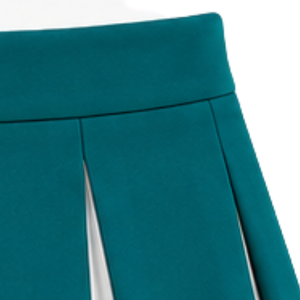 Jupe plissée de cheerleading pour femmes, bleu sarcelle, blanc, noir, taille haute, pour performance sportive, danse, uniforme de cheerleading - Product Image 4