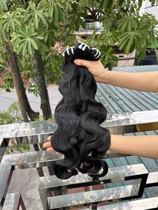 Paquets vietnamiens de vague de corps de cheveux humains couleur naturelle de prix de gros pour la femme noire - Product Image 5