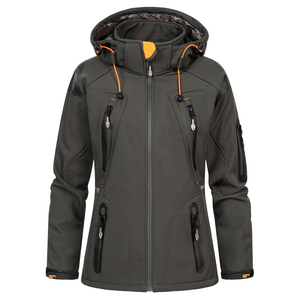 <b>Women</b> Softshell <b>Jacket</b> Outdoor Performance Coat Breathable <b>Lightweight</b> Travel Hiking Apparel <b>Women</b> Softshell <b>Jacket</b> - Product Image 4