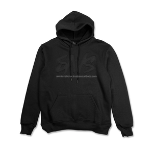 Sudadera con capucha sólida informal de alta calidad para hombre, ropa para hombre, Sudadera con capucha en relieve personalizada Oem 3D - Product Image 2