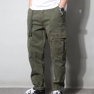 กางเกงคาร์โก้ผู้ชายคุณภาพสูง น้ำหนักเบา สไตล์ลำลอง ทนทาน มีกระเป๋าหลายช่อง ปักโลโก้ตามสั่ง เป็นมิตรกับสิ่งแวดล้อม - Product Image 2