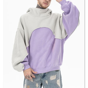 Sweat à capuche surdimensionné pour homme en mélange de coton épais, style streetwear premium, décontracté pour tous les jours - Product Image 1