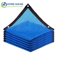 Voiles d'ombrage personnalisées robustes et imperméables en HDPE, résistantes aux UV, tricotées chaîne, avec ourlets et œillets
