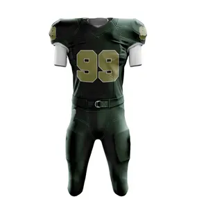 High Quality Pro Style Products American Football Uniform Set Cheap Sports Uniform professional Branded American Uniforms