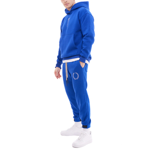 Men's Cotton Hip Hop Style Street Wear <b>Joggers</b> Set Casual Hoodie Sweatpants Summer Fashion Sweatsuit Loose Fit Men's Hoodie Sets - Product Image 1