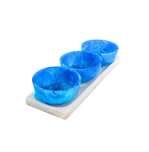 Bol en résine époxy pour servir des aliments, idéal pour offrir, bol en résine de haute qualité, vente en gros à bas prix, bol en résine en promotion - Product Image 3