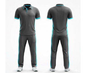 Full Custom <b>Cricket</b> Uniform with Premium Sublimation Technology | Men Women Youth <b>Cricket</b> Wears Polo Shirt and Trouser Full Team - Product Image 3