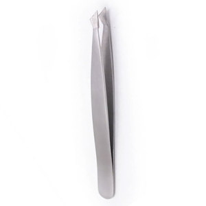 Professional Stainless Steel Eyebrow Tweezer Precision Slant Tip For Facial Hair <b>Removal</b> Grooming <b>Tool</b> For Women And Men - Product Image 6