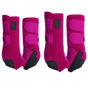 Nouvelles Bottes Anti-Mouches pour Chevaux 2026 Confortables et Personnalisables en Maille Respirante/Nylon/Néoprène et Cuir PU de Haute Qualité, Protection Intégrale des Jambes - Product Image 6