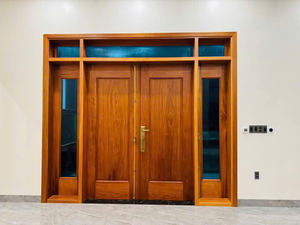 Craved Design Wooden <b>Door</b> Original Entrance Main Exterior Interior Double Solid Wooden <b>Door</b> <b>Front</b> <b>Doors</b> <b>Entry</b> Natural Wood <b>Doors</b> - Product Image 2