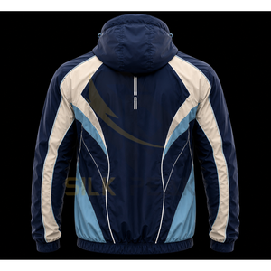 Chaqueta Deportiva con Capucha para Hombre, Estilo Urbano, Sólida, Manga Larga, con Cordón Ajustable, Bolsillos Laterales, Resistente al Viento, Ligera, para Invierno, 2 en 1 - Product Image 2